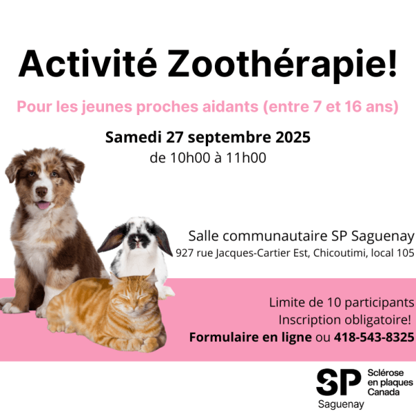 Activité Zoothérapie